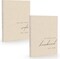 Wedding Vow Books His and Hers - 2 Pack Personalized 2025 Year His & Hers Book - Linen Hardcover Bride and Groom Notebook for Ceremony Vows - Bookmark & Lined Pages - Renewal & Wedding Must Haves